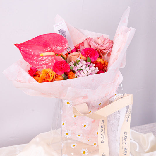 Bouquet en bolsa
