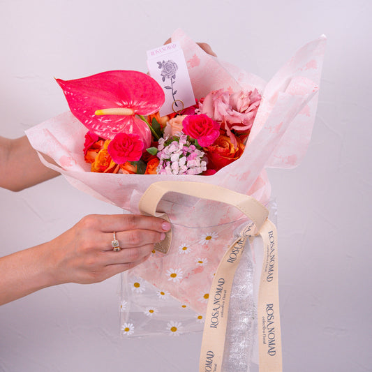 Bouquet en bolsa