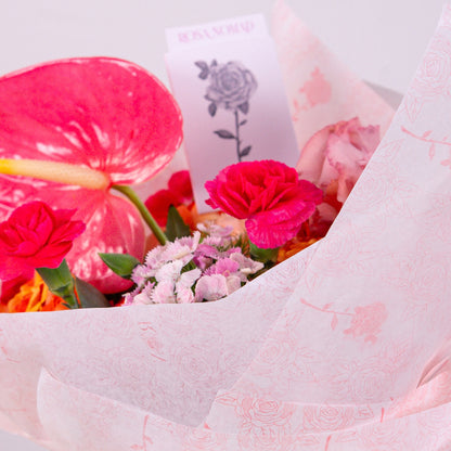 Bouquet en bolsa